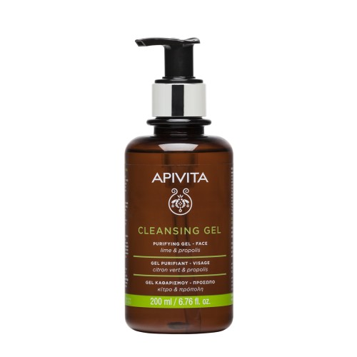 APIVITA CLEANSING GEL FOR OILY/COMBINATION SKIN WITH PROPOLIS & CITRUS 200ml
