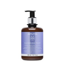 APIVITA CLEANSING CREAMY FOAM FOR FACE & EYE WITH LAVENDER & OLIVE 300ml