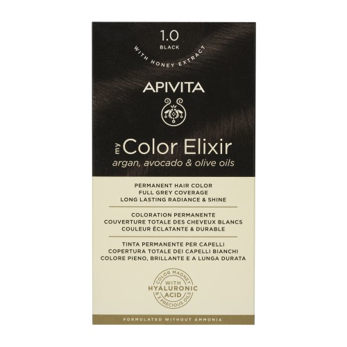 APIVITA NATURES HAIR COLOR 1.0 BLACK 