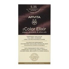 APIVITA NATURES HAIR COLOR 5.35 LIGHT BROWN GOLD MAHOGANY