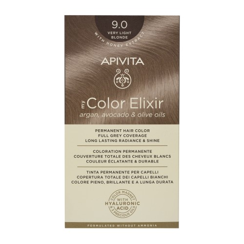 APIVITA NATURES HAIR COLOR 9.0 VERY LIGHT BLONDE
