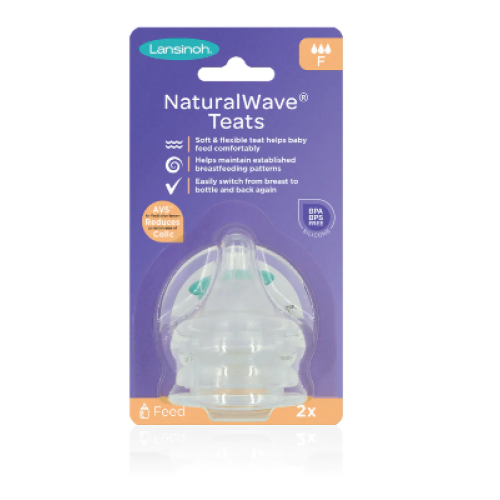 LANSINOH NATURAL WAVE FAST FLOW TEATS