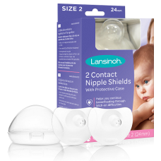 LANSINOH NIPPLE SHIELD 24MM (2X)