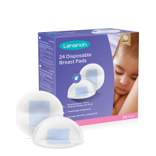 LANSINOH DISPOSABLE BREAST PADS 24X