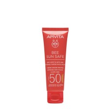 APIVITA BEE SUN SAFE ANTI-SPOT & ANTI-AGE DEFENSE TINTED FACE CREAM SPF50