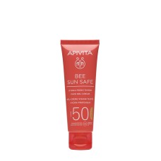 APIVITA BEE SUN SAFE HYDRA FRESH GEL TINTED CREAM SPF 50