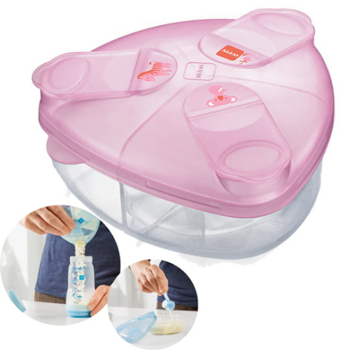 MAM MILK POWDER DISPENSER PINK