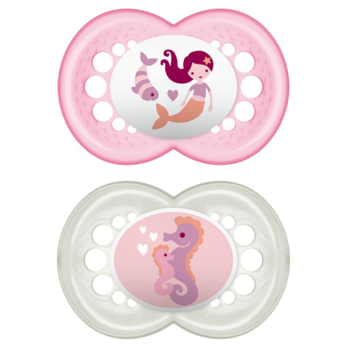 MAM ORIGINAL SOOTHER 6+ DEEP SEA PINK