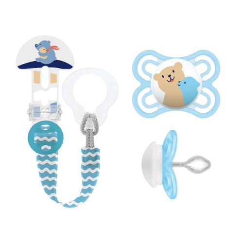 MAM PERFECT 2-6+ CLIP IT BLUE