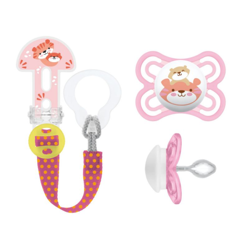 MAM PERFECT 2-6+ CLIP IT PINK