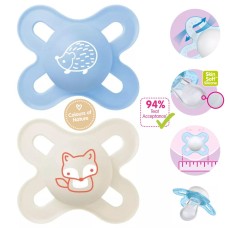 MAM START 0-2M BLUE SILICONE SOOTHER