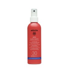 APIVITA BEE SUN SAFE HYDRA MELTING SPRAY ULTRA LIGHT FACE & BODY SPRAY SPF30