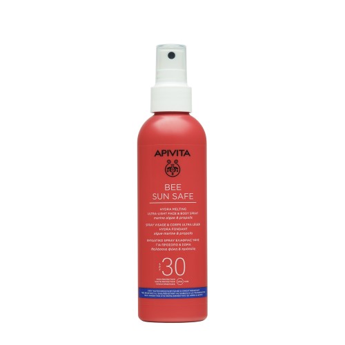 APIVITA BEE SUN SAFE HYDRA MELTING SPRAY ULTRA LIGHT FACE & BODY SPRAY SPF30