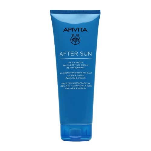 APIVITA BEE SUN SAFE AFTER SUN COOL & SOOTH FACE AND BODY GEL CREAM 200ML