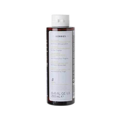 KORRES SHAMPOO RICE PROTEINS & LINDEN THIN-FINE 250ML