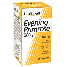 HEALTH AID EVENING PRIMROSE 1300MG 30 CAPSULES