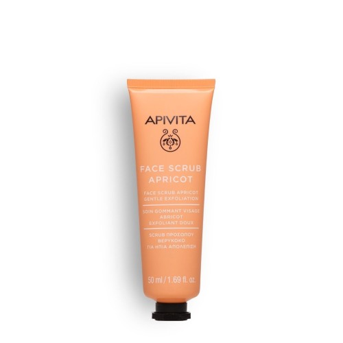 APIVITA FACE SCRUB - GENTLE EXFOLIATING  WITH APRICOT 50ml