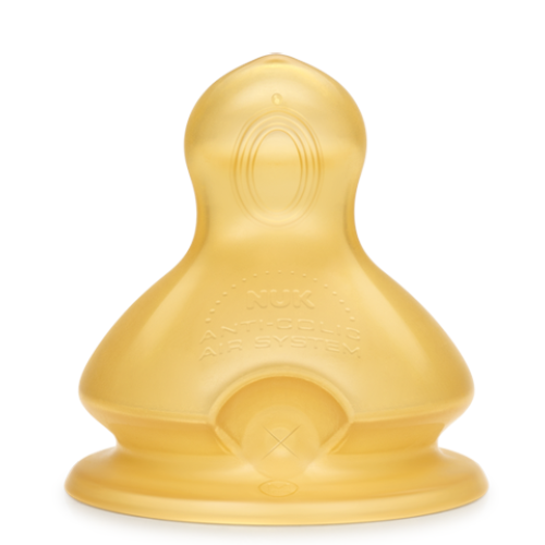 NUK TEATS - FIRST CHOICE LATEX TEAT (SIZE 1) LARGE FEED HOLE 0-6 MONTHS