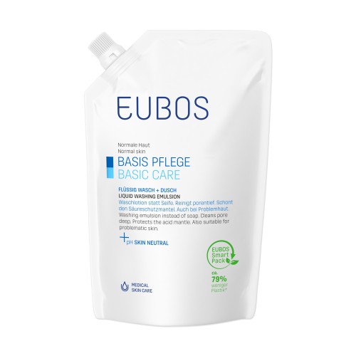EUBOS LIQUID WASHING EMULSION REPLACEMENT PART (BLUE) 400ml