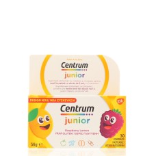 CENTRUM JUNIOR CHEWABLE TABS LEMON & RASPBERRY FLAVOUR  30tabs