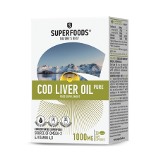 SUPERFOODS COD LIVER OIL PURE 30CAPS