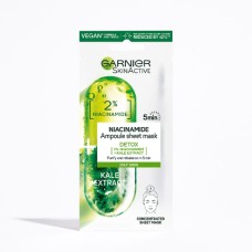 GARNIER SKIN ACTIVE NIACINAMIDE + KALE AMPOULE SHEET MASK