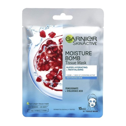 GARNIER SKIN ACTIVE MOISTURE BOMB TISSUE MASK