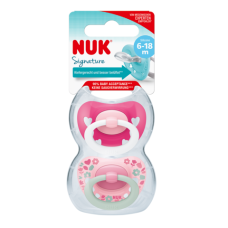 NUK SILICONE SIGNATURE S2 GIRL 2/BOX