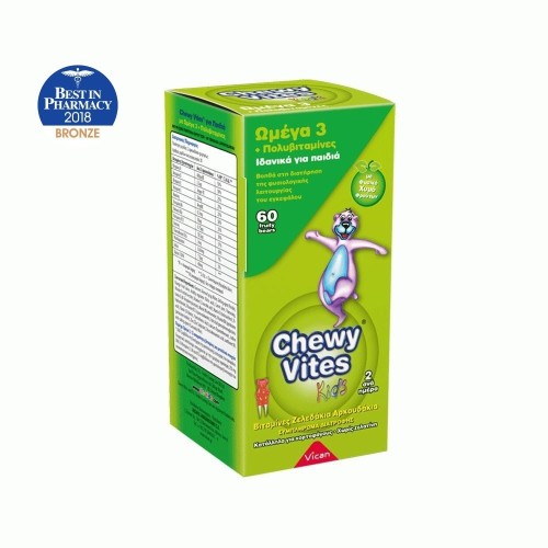 CHEWY VITES OMEGA-3 & MULTIVITAMIN 60 GUMMIES  