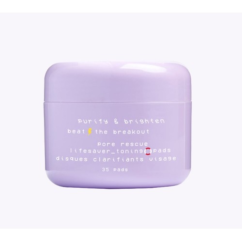 GLOW HUB PURIFY & BRIGHTEN PORE RESCUE LIFESAVER TONER PADS 35 PCS