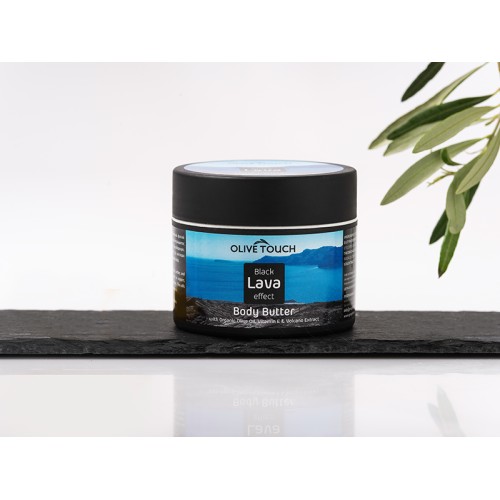 OLIVE TOUCH BLACK LAVA EFFECT BODY BUTTER 100 ML