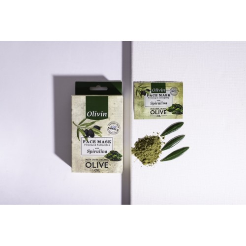 OLIVIN FACE MASK SPIRULINA BOX OF 6 (2x5ML)