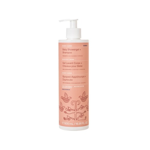 KORRES COCONUT+ALMOND BABY SHAMPOO&SHOWER GEL 250ML