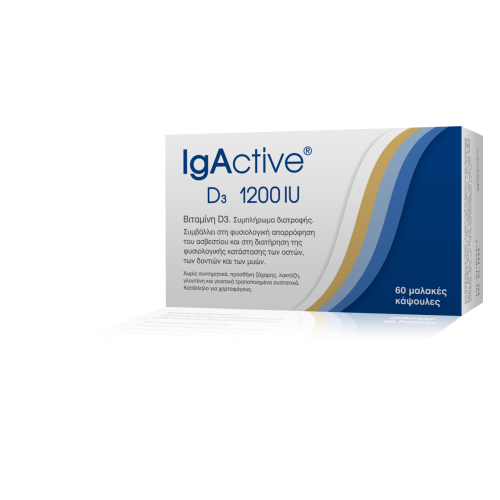 IGACTIVE VITAMIN D3 1200IU 60CAPS ID.1001