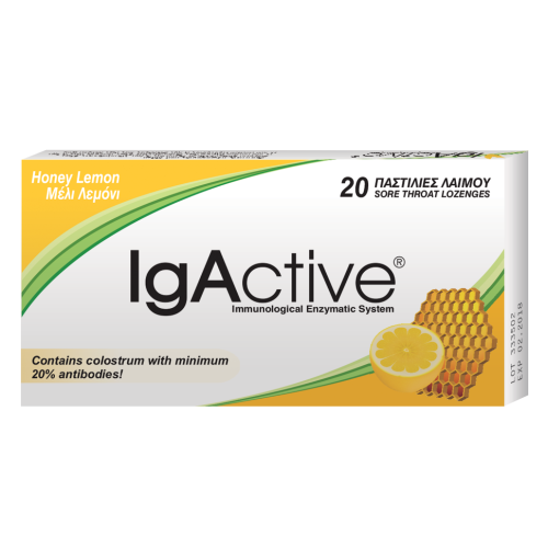 IGACTIVE PASTILLES HONEY-LEMON 20X IG.1016