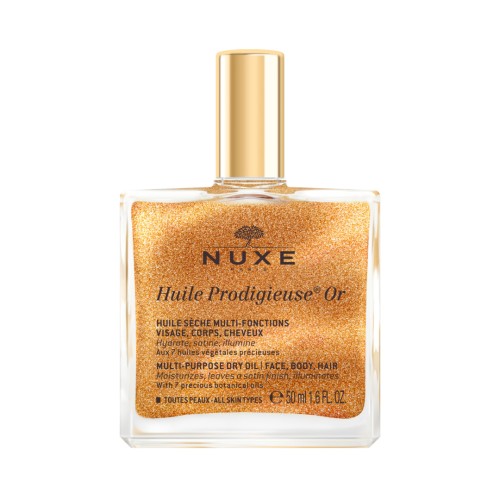 NUXE HUILE PRODIGIEUSE OR DRY OIL GOLD FACE HAIR & BODY  50ML