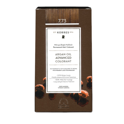KORRES HAIR COLOR 7.73 GOLDEN MOCHA