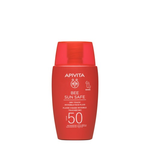 APIVITA BEE SUN SAFE FACE DRY TOUCH FLUID SPF50 50ML               