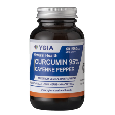 YGIA CURCUMIN 95% CAYENNE PEPPER 60 CAPSULES