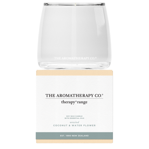 THE AROMATHERAPY CO THERAPY UNWIND - COCONUT & WATER FLOWER CNDL 260GM