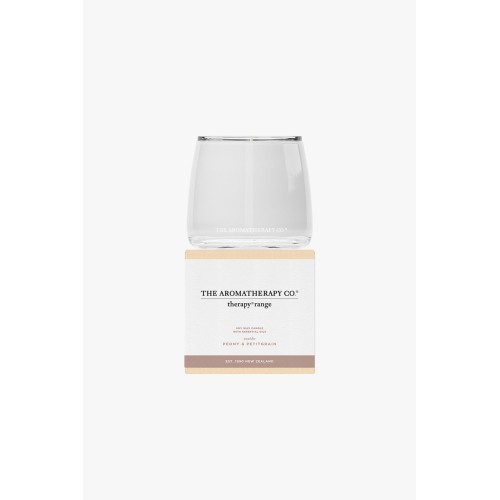 THE AROMATHERAPY CO THERAPY CANDLE SOOTHE PEONY&PETITGRAIN 260G