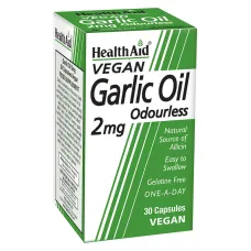 HEALTH AID GARLIC OIL ODOURLESS 2MG 30 CAPSULES