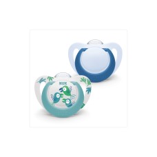 NUK SIL SOOTHER S2 (STAR) 2/BOX