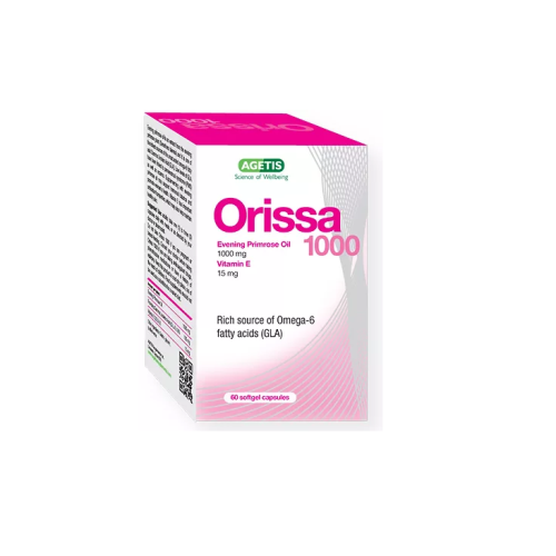 ORISSA 1000MG X 60SOFTGEL CAPS (EVENING PRIMROSE)               