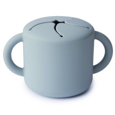 MUSHIE SNACK CUP - POWDER BLUE