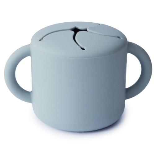 MUSHIE SNACK CUP - POWDER BLUE