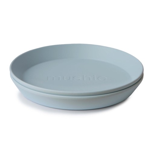 MUSHIE DINNER PLATE - ROUND - POWDER BLUE