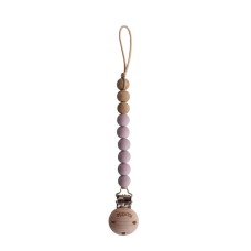 MUSHIE PACIFIER CLIPS - EVA - MAUVE