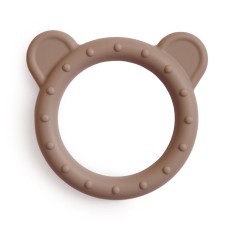 MUSHIE TEETHER - BEAR - NATURAL