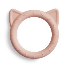 MUSHIE TEETHER - CAT - BLUSH